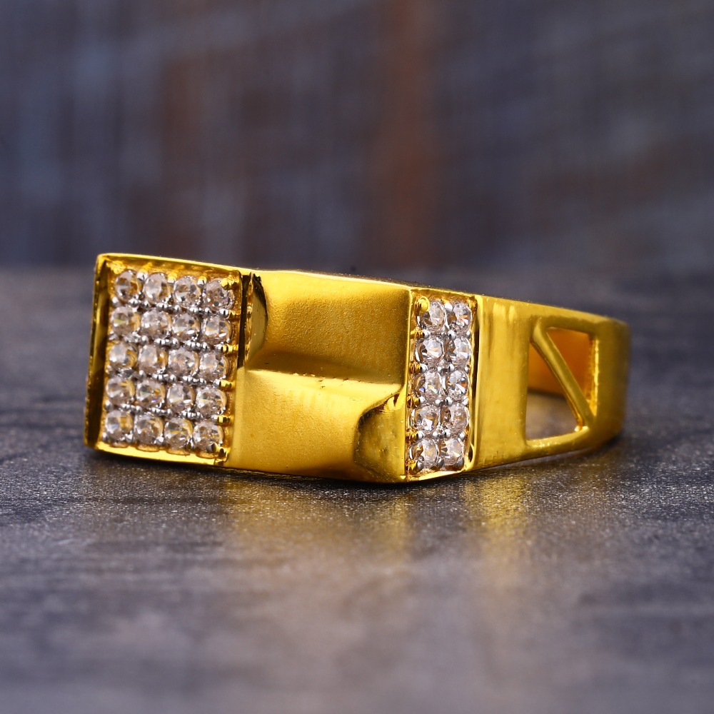 916 gold cz men's exclusive ring mr774