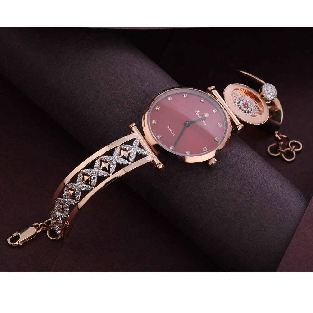 750 Rose Gold Women's  Delicate Hallmark Watch RLW287