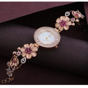 750 rose gold gorgeous ladies watch rlw282