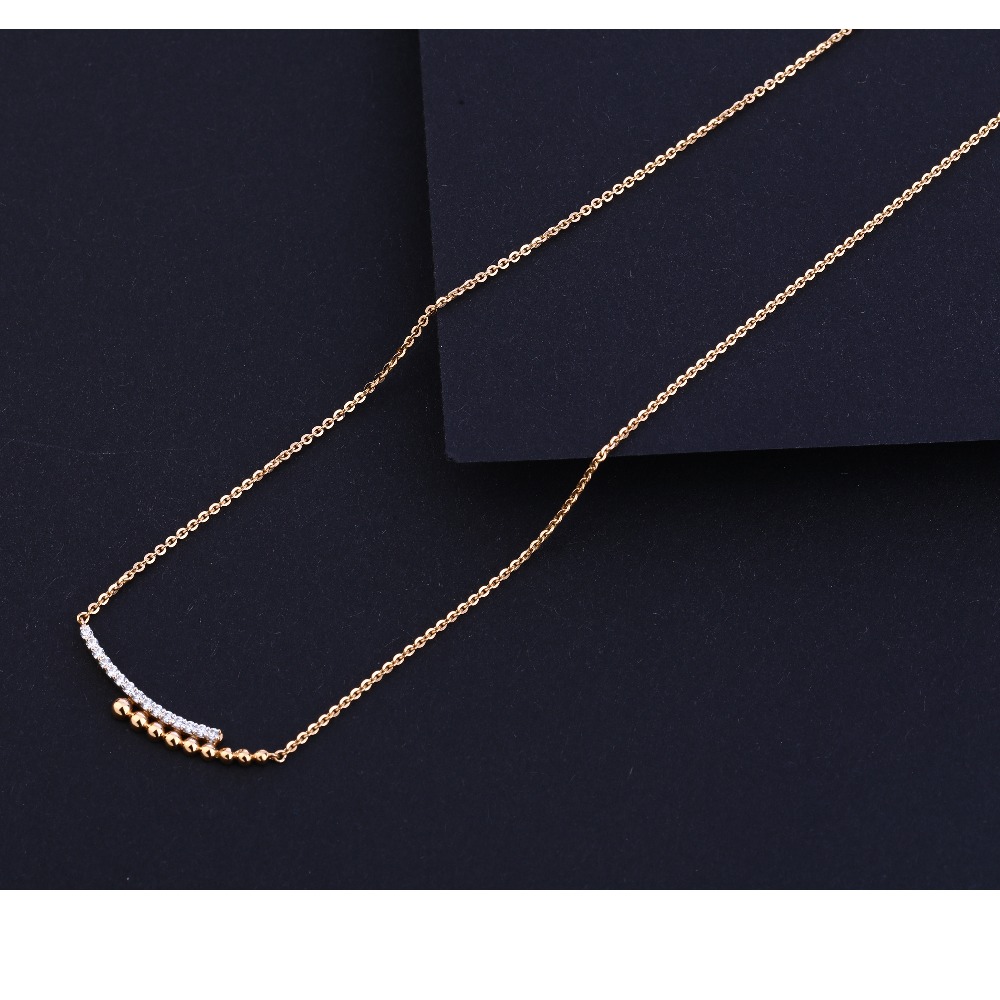 18KT Rose Gold Gorgeous Necklace Tanmaniya RTM218