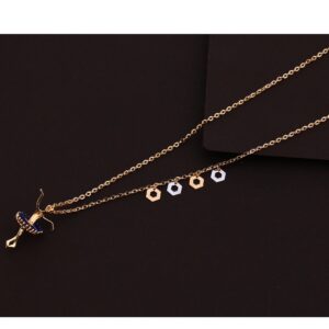 18KT Rose Gold stylish Ladies Tanmaniya Necklace  RTM177