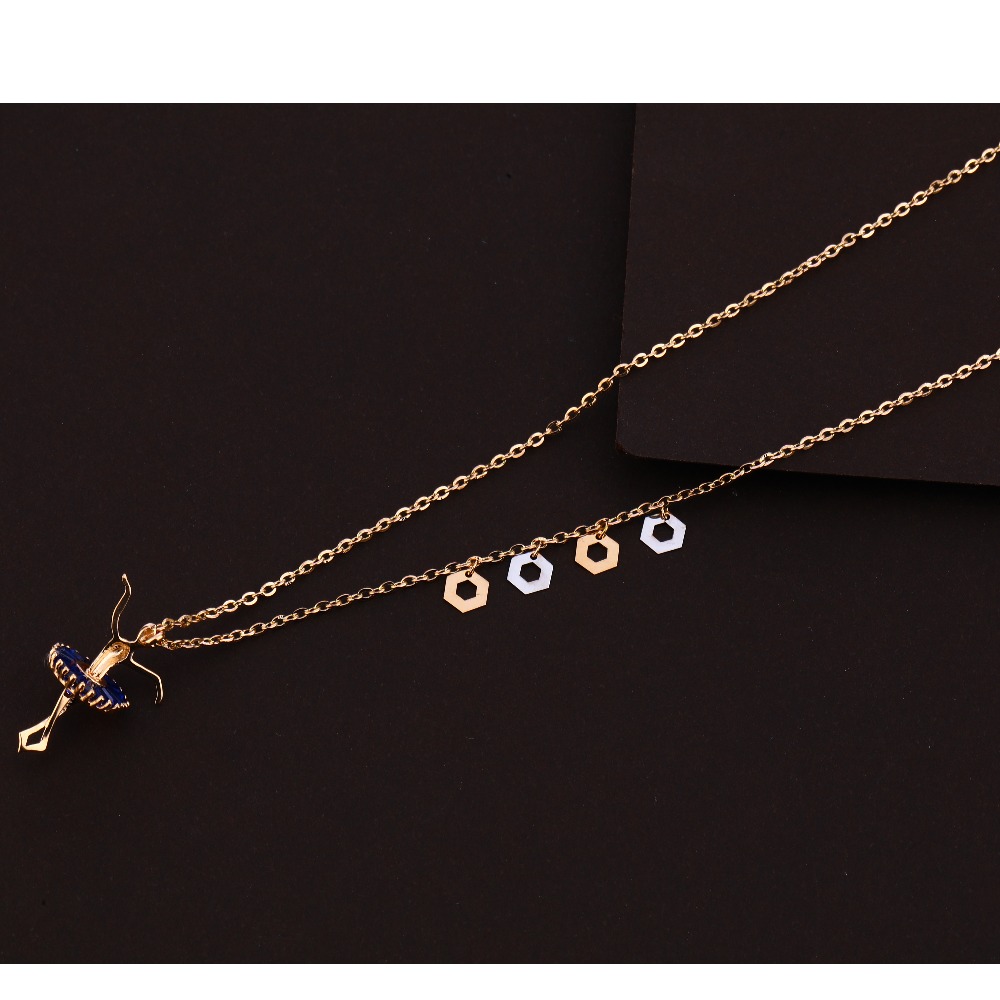 18KT Rose Gold stylish Ladies Tanmaniya Necklace  RTM177