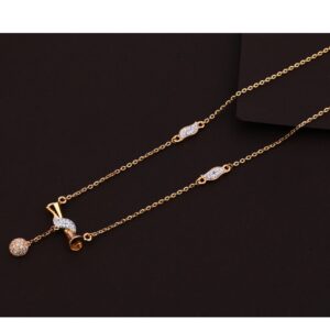 18KT Rose Gold Gorgeous Ladies Tanmaniya Necklace  RTM176