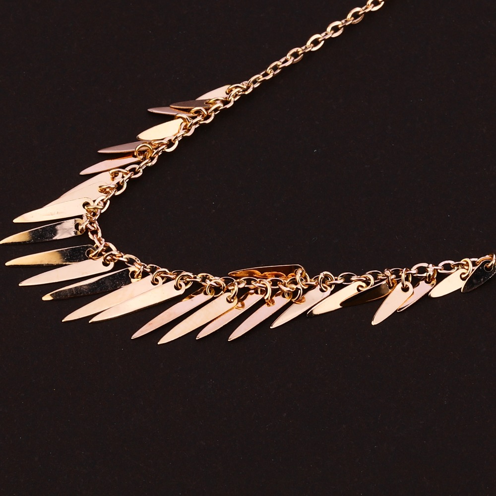 18KT Rose Gold Ladies Tanmaniya Necklace RTM170 - Image 2
