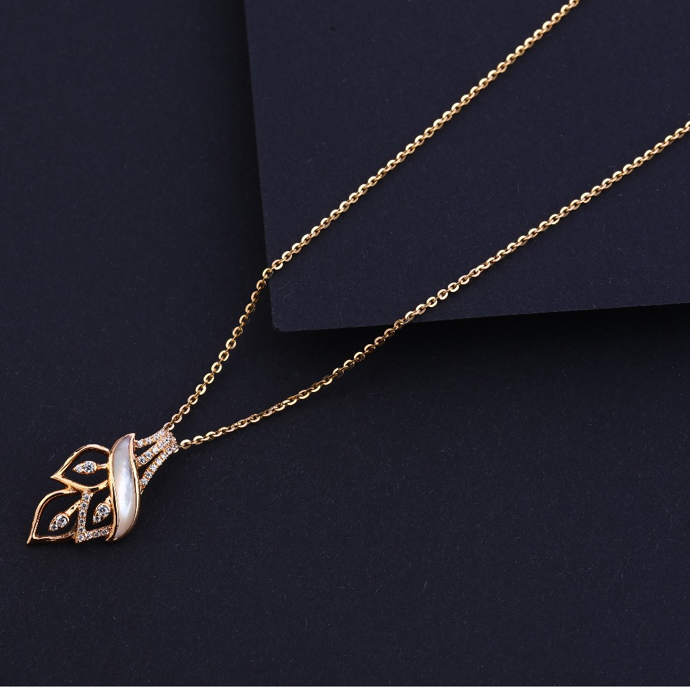 750 Rose Gold Hallmark Designer Womens  Tanmaniya RTM229