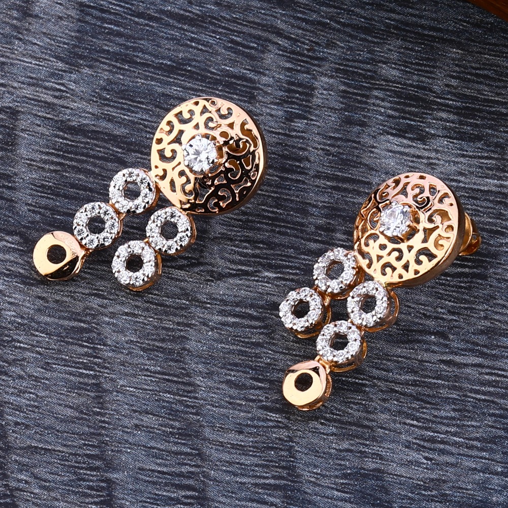 18KT Rose Gold Classic Hallmark Necklace Set RN186 - Image 2