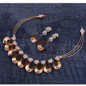750 Rose Gold Women's Necklace Set RN213