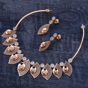 750 Rose Gold Hallmark exclusive Necklace Set RN209