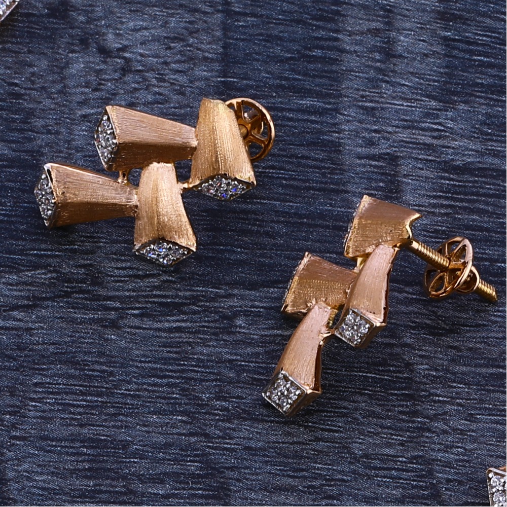 750 Rose Gold Fancy Necklace Set RN201 - Image 2