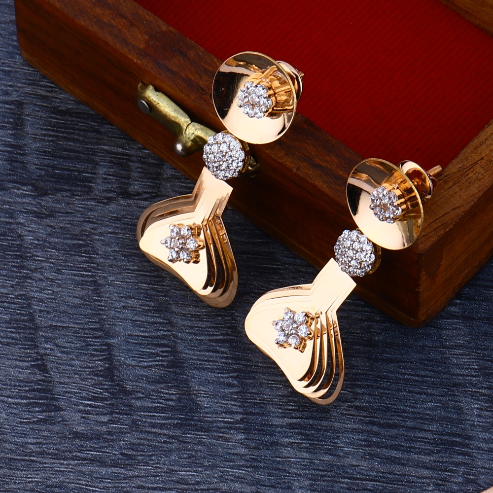 750 Rose Gold Necklace Set RN181 - Image 2