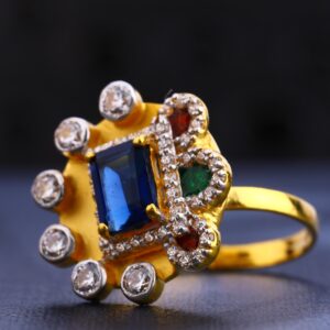 22CT Gold CZ  Exclusive Hallmark Women's  Ring LR632