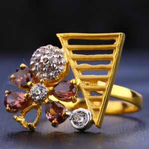 22CT Gold Designer Ladies Ring LR622