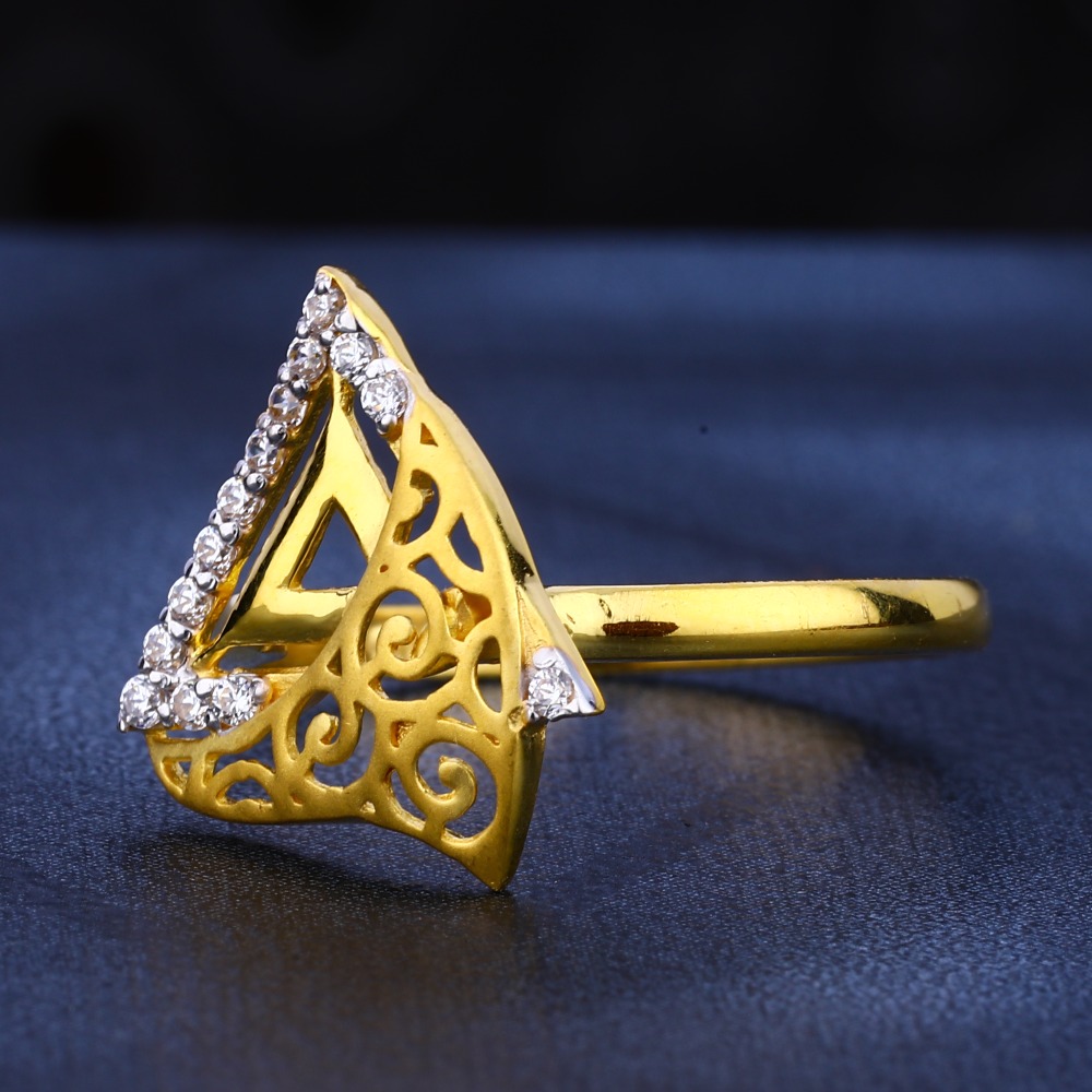 22KT Gold  fancy Hallmark Ladies Ring LR529