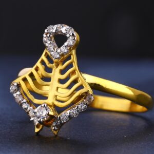 916 Gold Women's Fancy Diamond Ring LR737