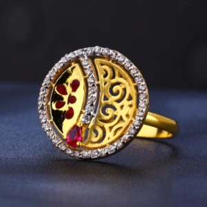 22CT Gold Hallmark Gorgeous Women's Ring LR698