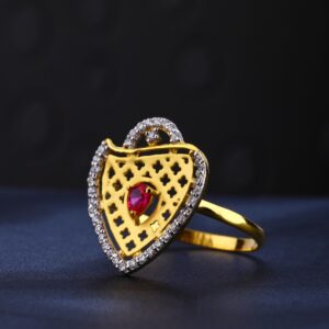 22CT Gold Hallmark Women's Ring LR692