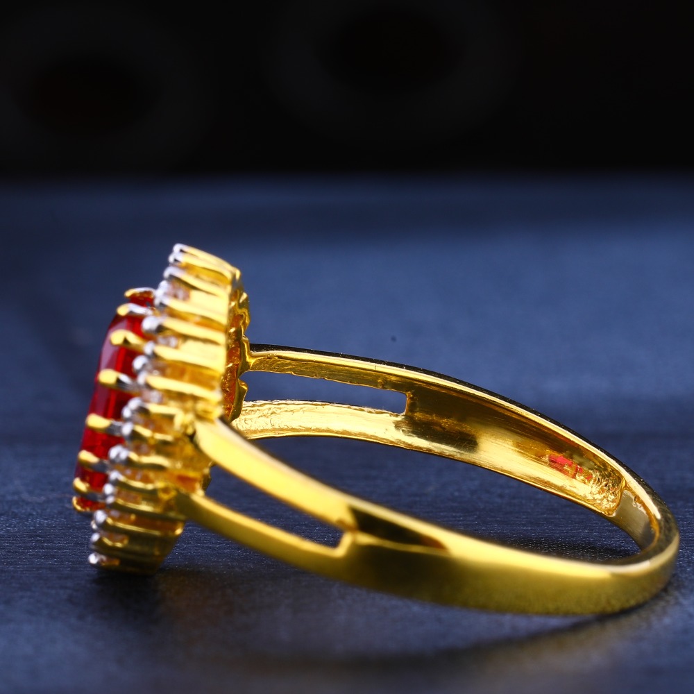 22KT Gold Hallmark Gorgeous Ladies Ring LR564 - Image 2