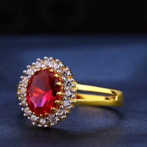 22KT Gold Hallmark Gorgeous Ladies Ring LR564