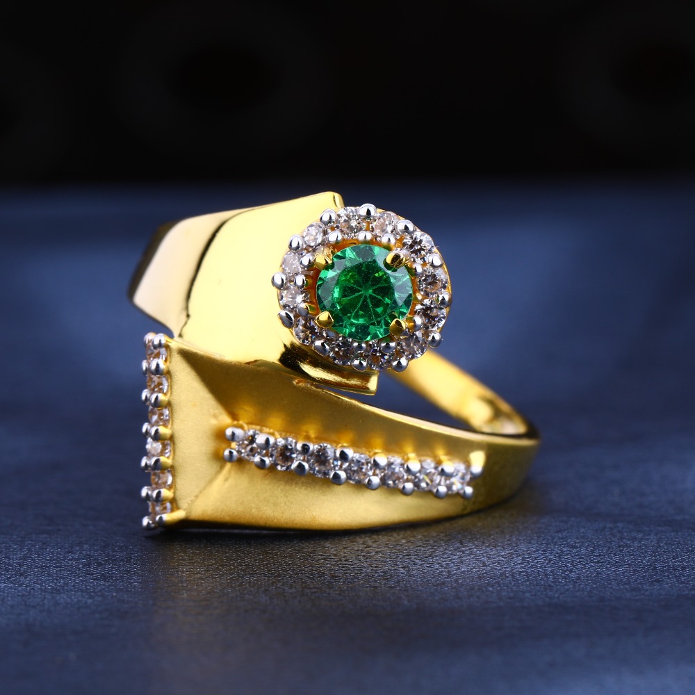 22KT Gold Hallmark Classic Ladies Ring LR559