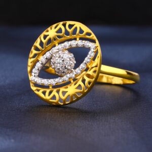 22ct gold women's gorgeous hallmark  ring lr437
