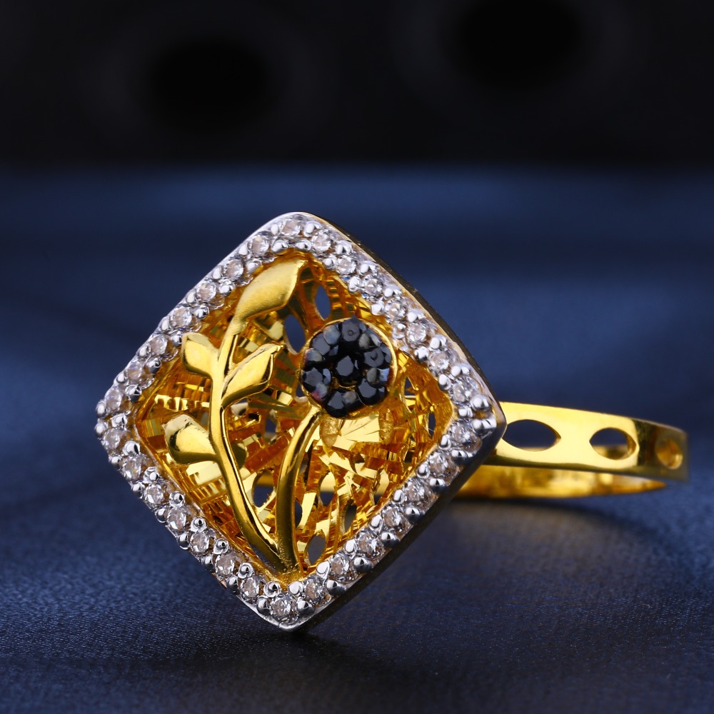 22ct gold women's classic hallmark  ring lr539