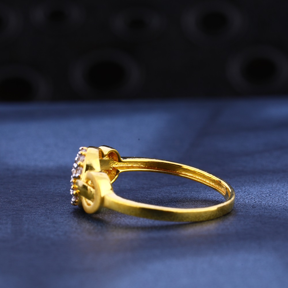 22kt gold cz diamond gorgeous ladies ring lr596 - Image 2