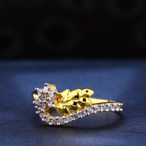 916 gold cz  gorgeous ladies ring lr580