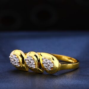 916 gold cz  exclusive ladies ring lr578