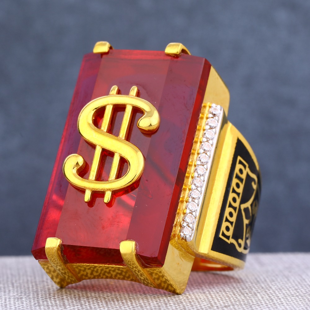 22KT Single Gold Classic Men's Stone Ring MSR82