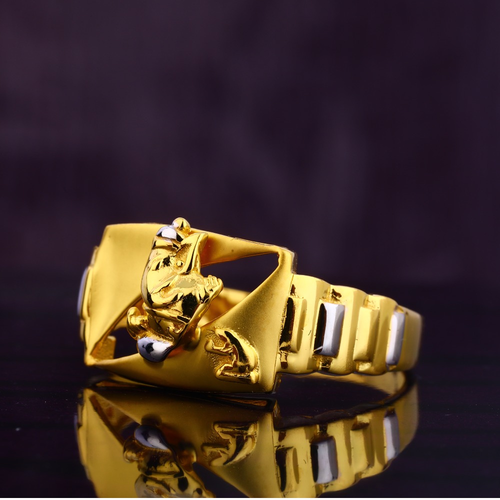 22KT Gold Classic Gentlemen's Plain Ring MGR185