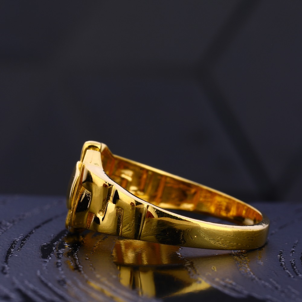 22CT Gold Gentlemen's Hallmark Plain Ring MR756 - Image 2