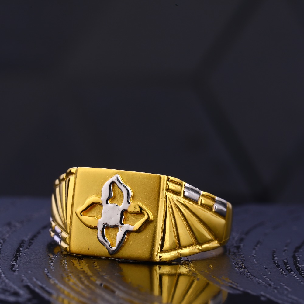 22kt Gold Men's Classic  Plain Ring MR749