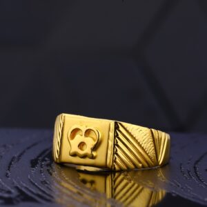 22kt Gold Hallmark Gorgeous Gentlemen's Plain Ring MR746