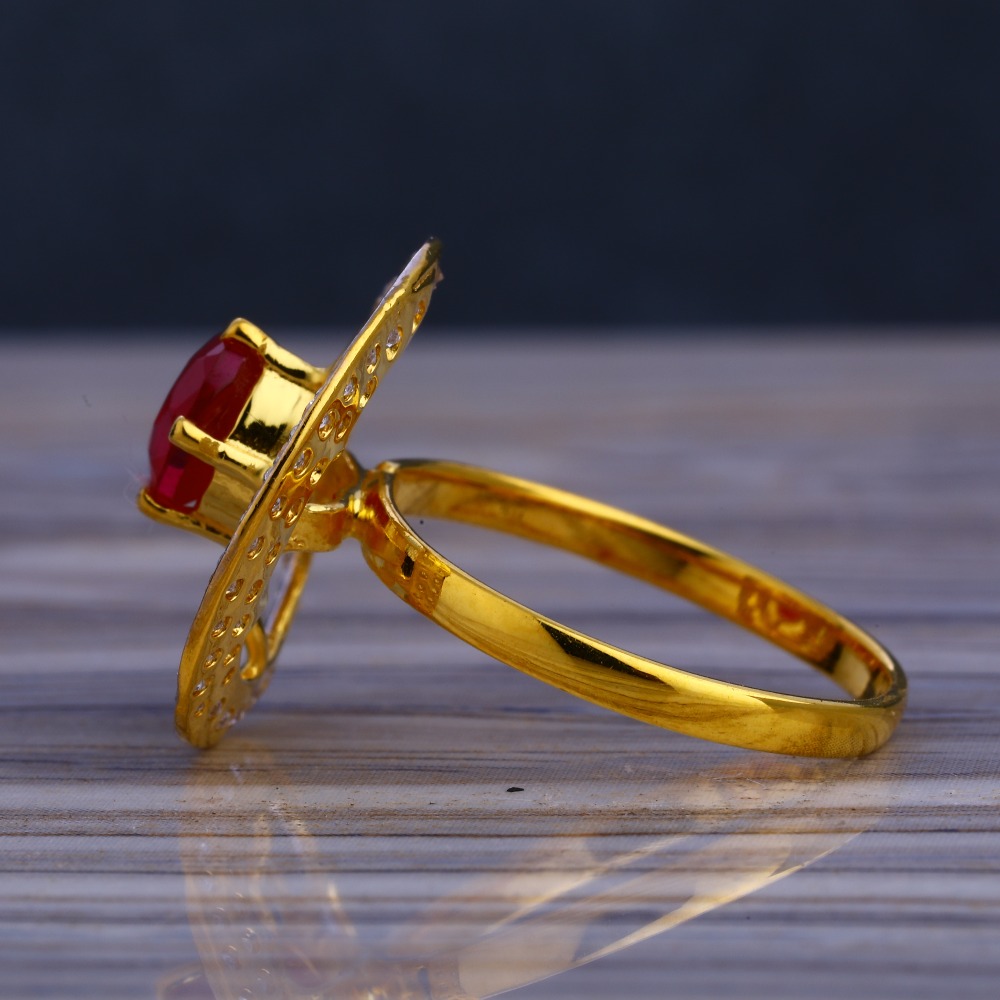 916 Color Stone Classic Ladies Long Ring LLR214 - Image 2