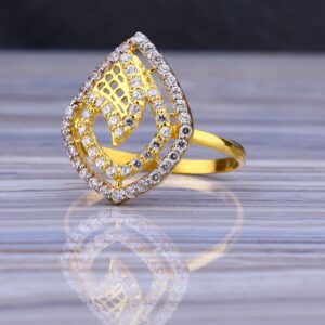 22CT Gold Gorgeous Ladies Long Ring LLR181