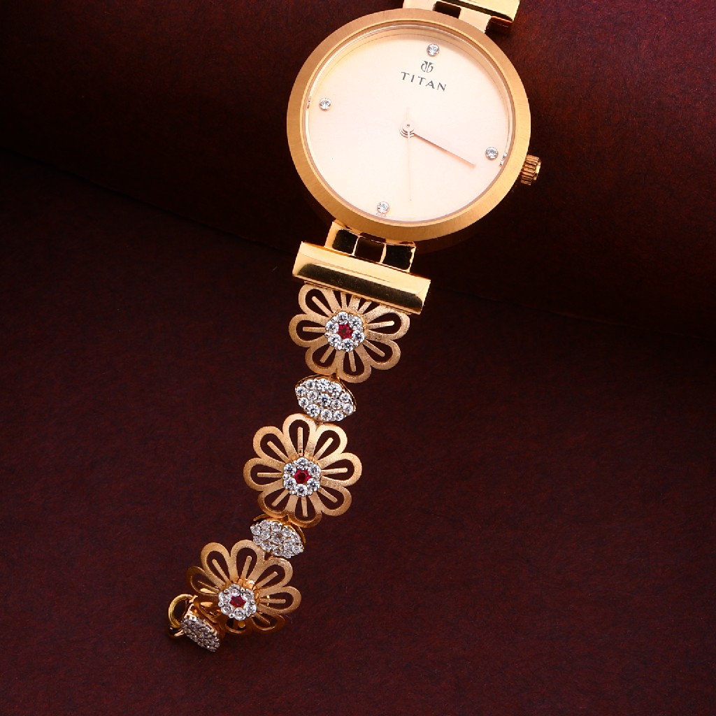 750 Rose Gold Cz Gorgeous Women's Watch RLW221 - Image 2