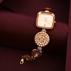 750 Rose Gold Cz Fancy Women's Watch RLW222