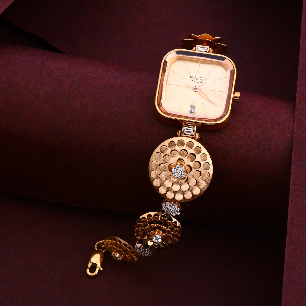 750 Rose Gold Cz Fancy Women's Watch RLW222
