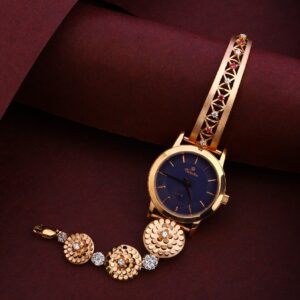 750 Rose Gold Cz Classic Women's Watch RLW224