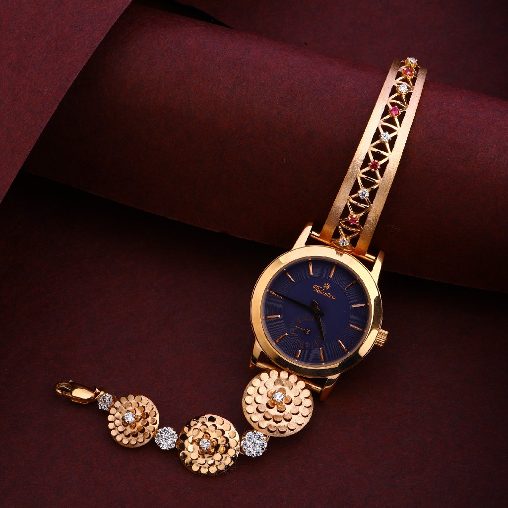 750 Rose Gold Cz Classic Women's Watch RLW224