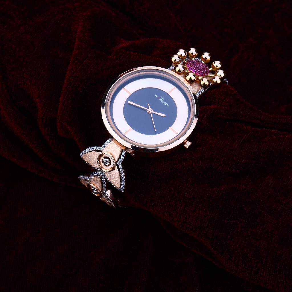 750 Rose Gold Cz Women's Watch RLW180