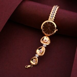 18CT Rose Gold Stylish Hallmark Ladies Watch RLW225