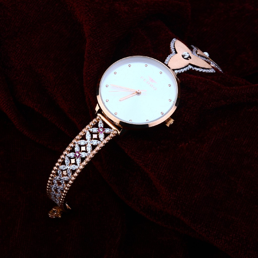 18CT Rose Gold Classic Hallmark Ladies Watch RLW184