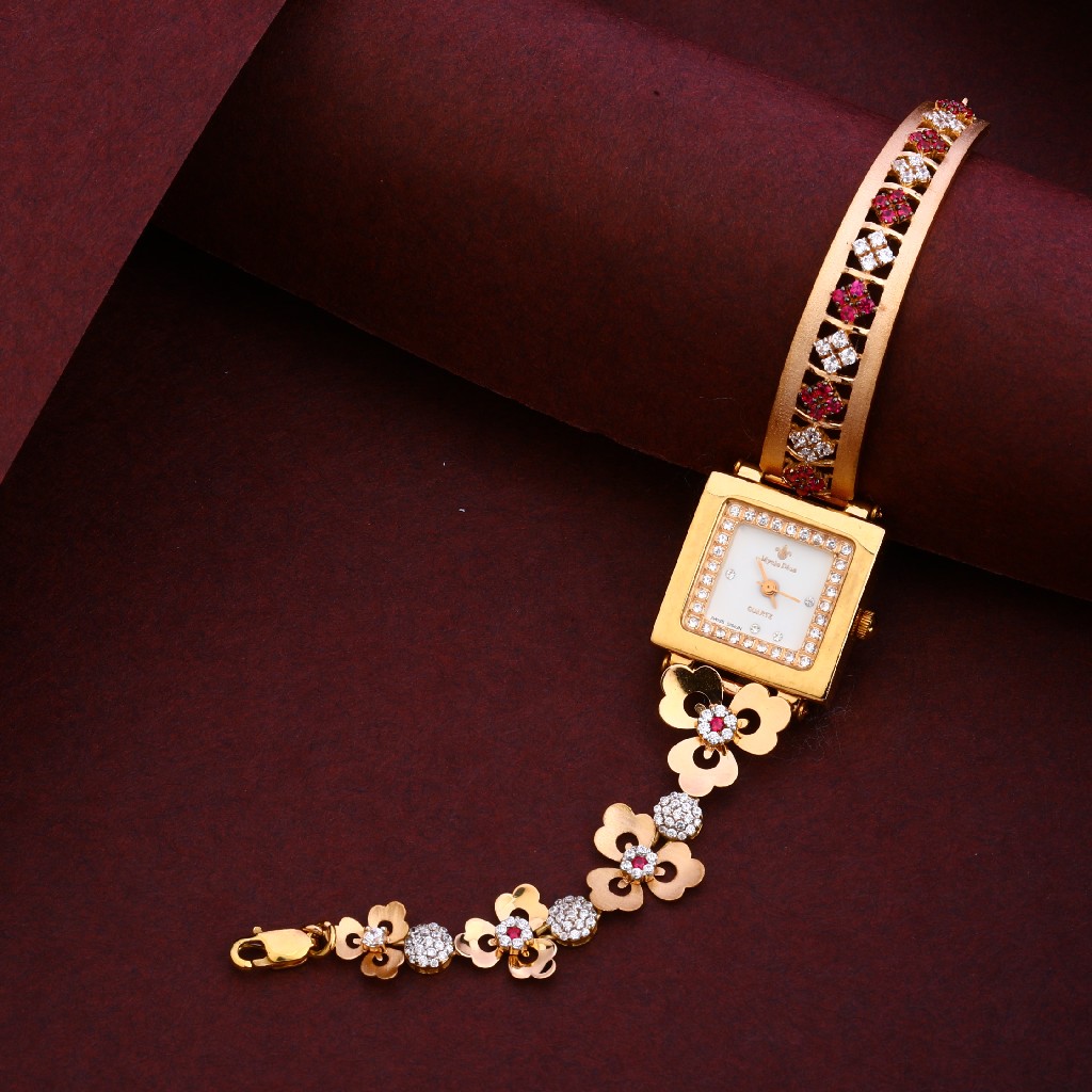 18CT Rose Gold Diamond Designer Women's Watch RLW234