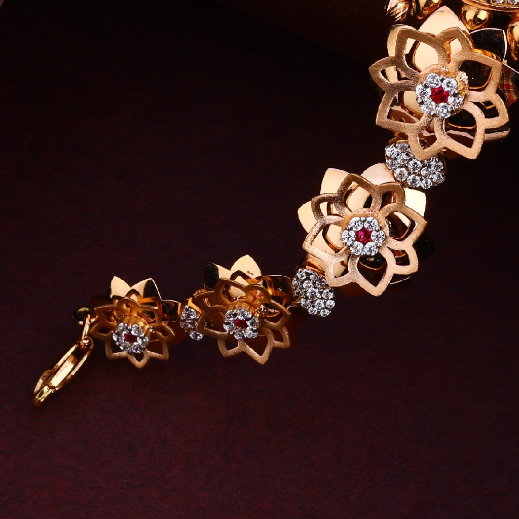 18KT Cz Hallmark Fancy Rose Gold Ladies Watch RLW239 - Image 2