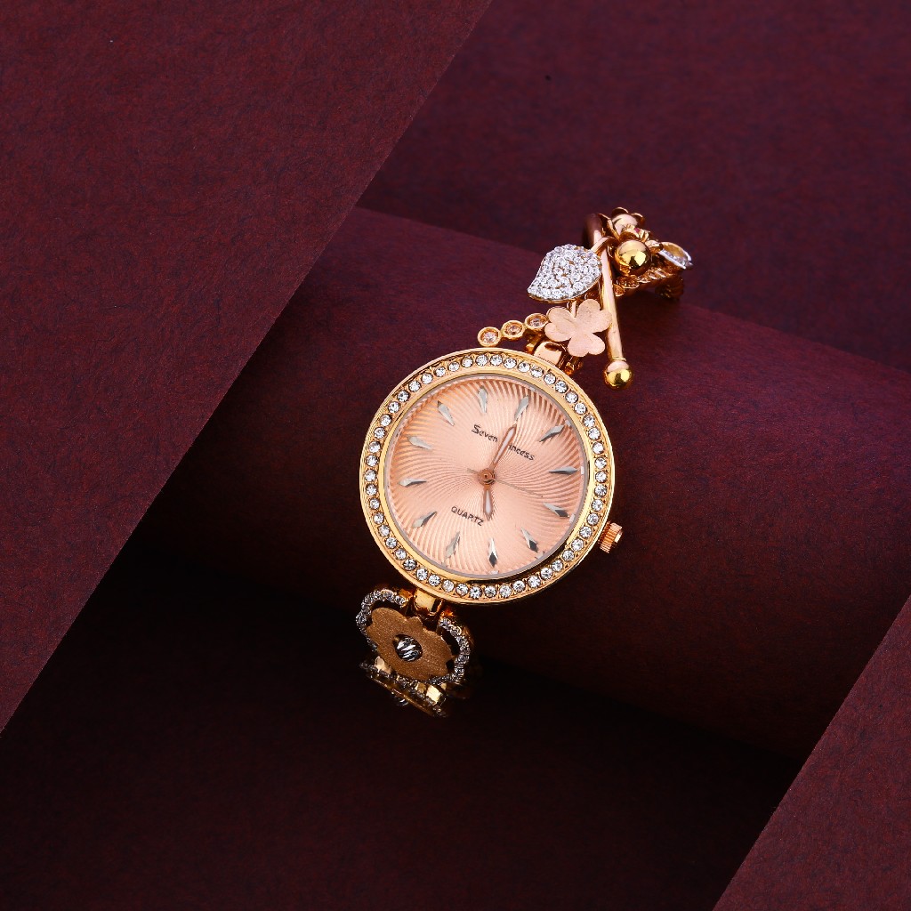 18KT Cz Hallmark Exclusive Rose Gold Ladies Watch RLW240