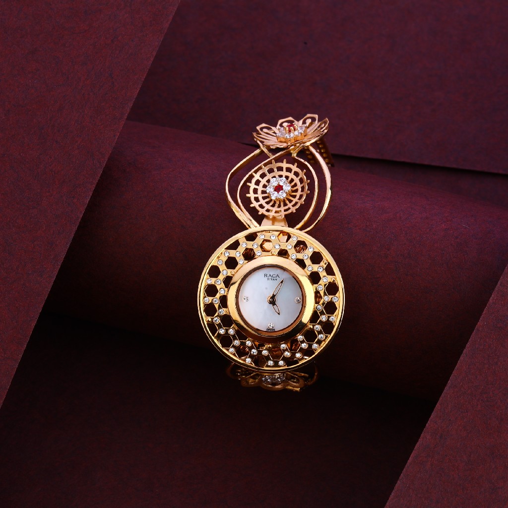18KT Cz Hallmark Delicate Rose Gold Ladies Watch RLW241