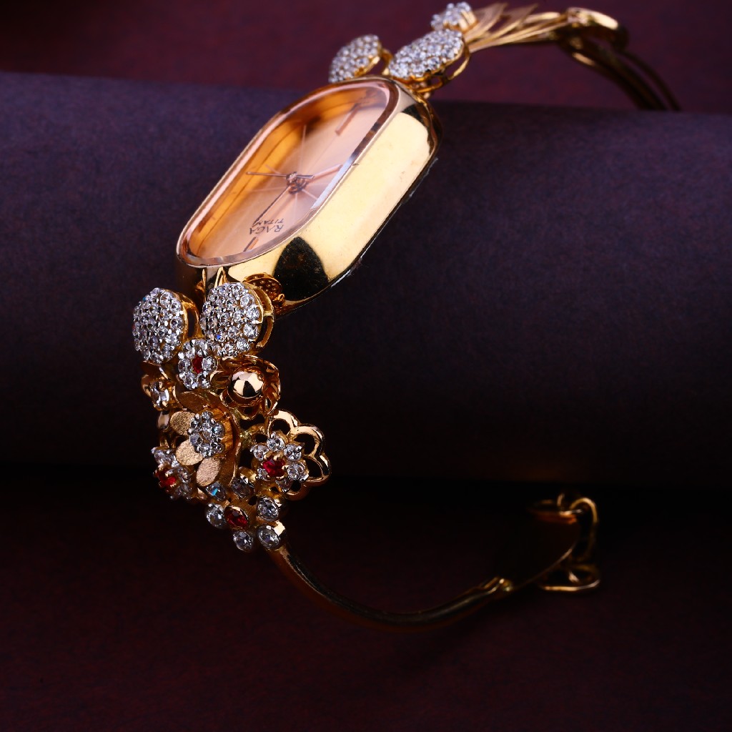 18KT Cz Hallmark Classic Rose Gold Ladies Watch RLW255 - Image 3