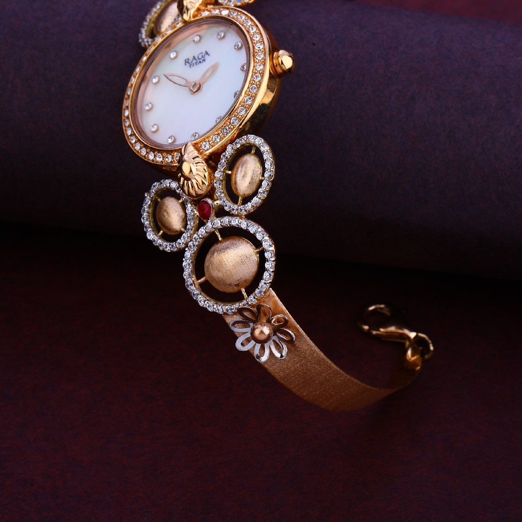 18KT Cz Hallmark Rose Gold Ladies Watch RLW256