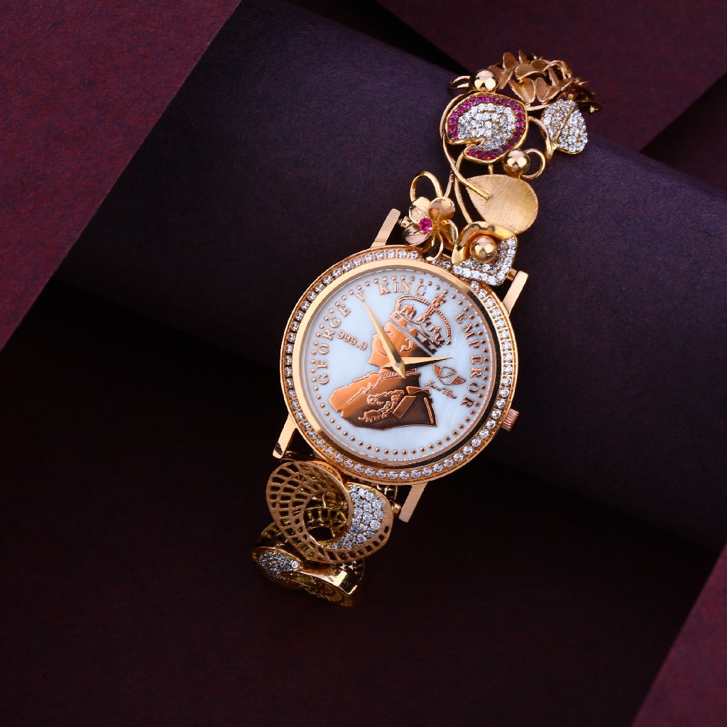 18KT Rose Gold Gorgeous Ladies Diamond Watch RLW258